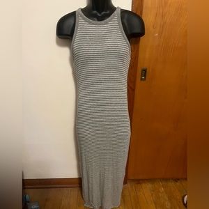 Striped Floor length Dress